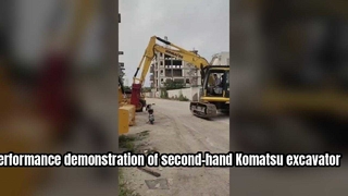 عرض أداء كوماتسو Excavator PC200 المستخدم